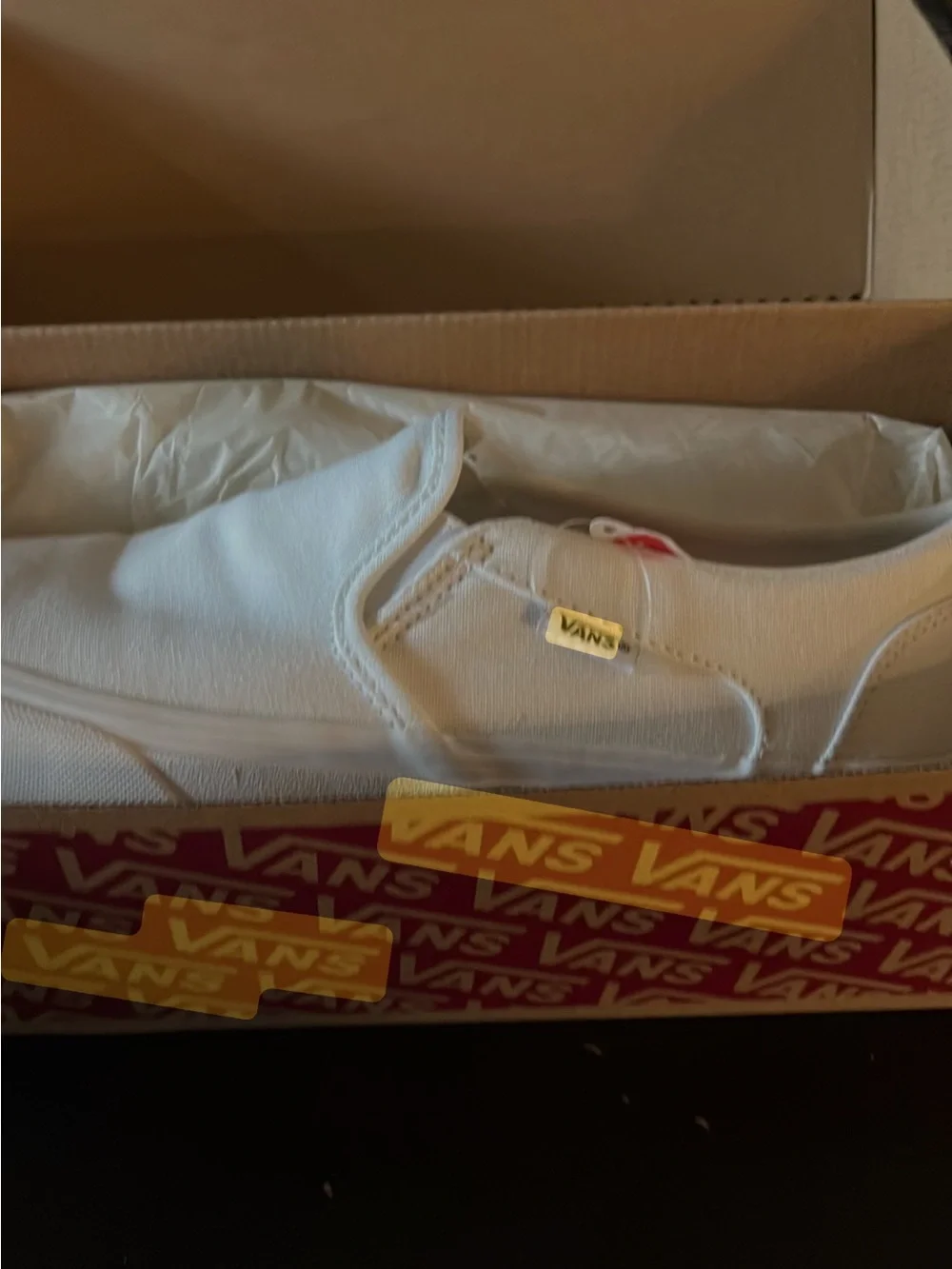 Vans Slip-On Men's White Canvas Sneakers